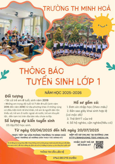 Thông báo tuyển sinh