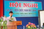 Đ/c Thảo dẫn chương trình